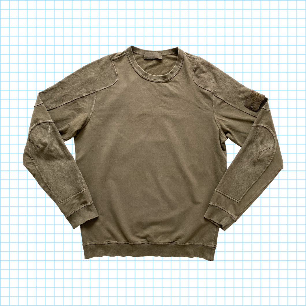 Stone Island Khaki Ghost Sweatshirt SS18’ - Medium