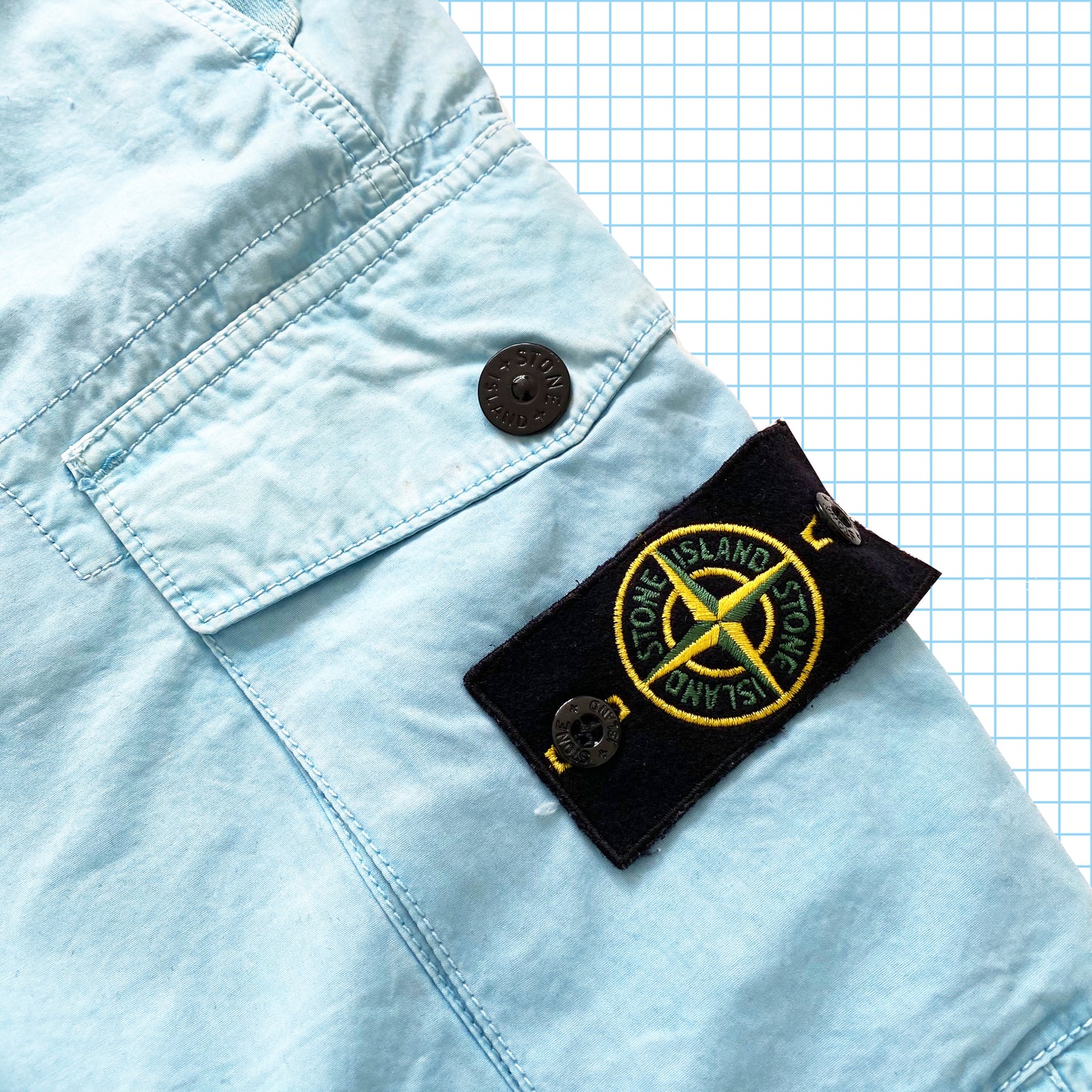 Bermuda Stone Island bleu bébé