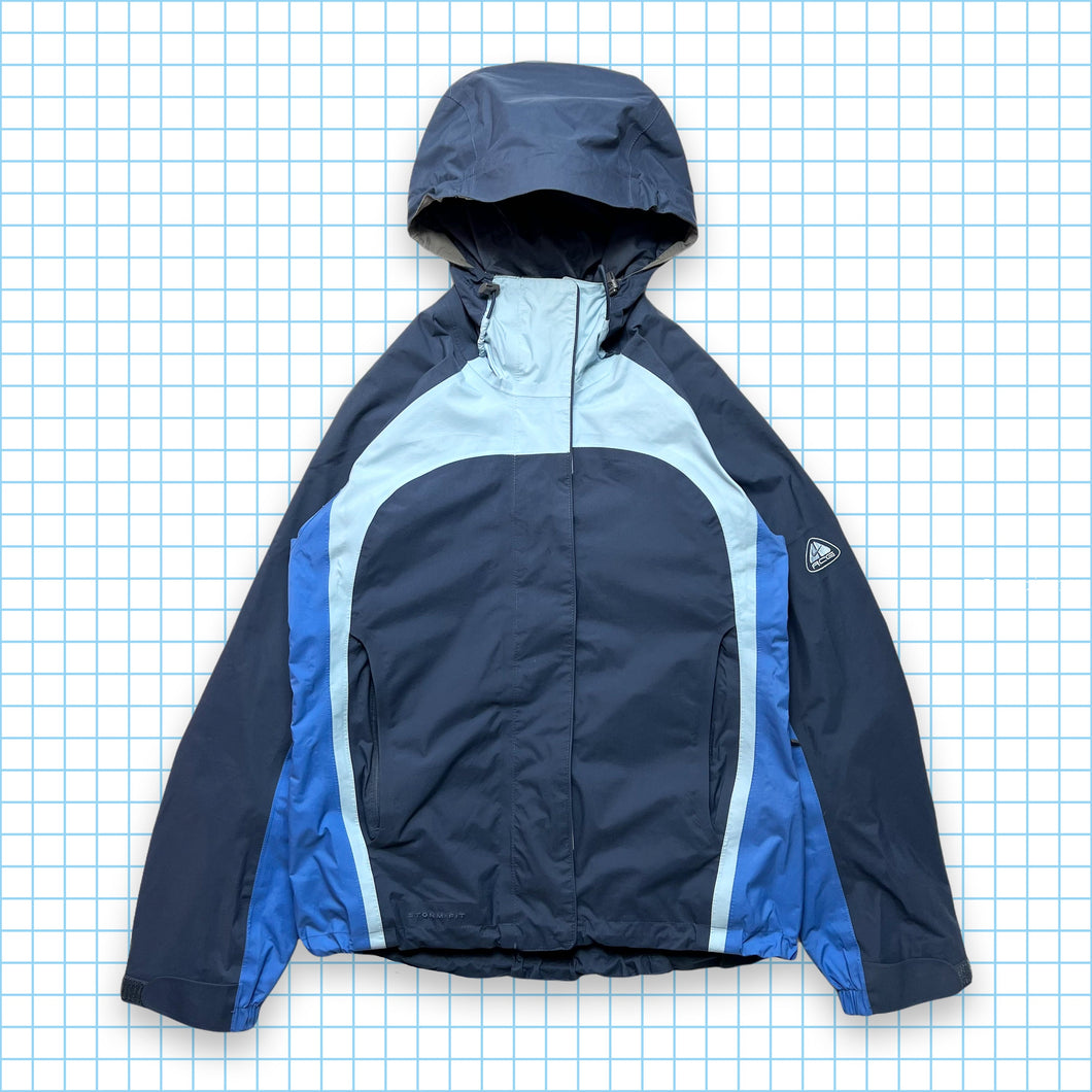 ナイキ ACG スプリット パネル ブルー ストームフィット ジャケット 2003 年秋 - S / M