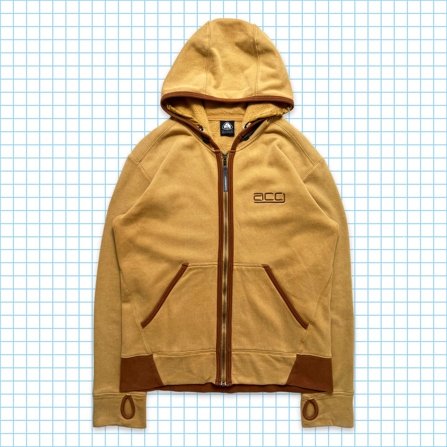 Nike ACG Spellout Zipped Hoodie - Medium