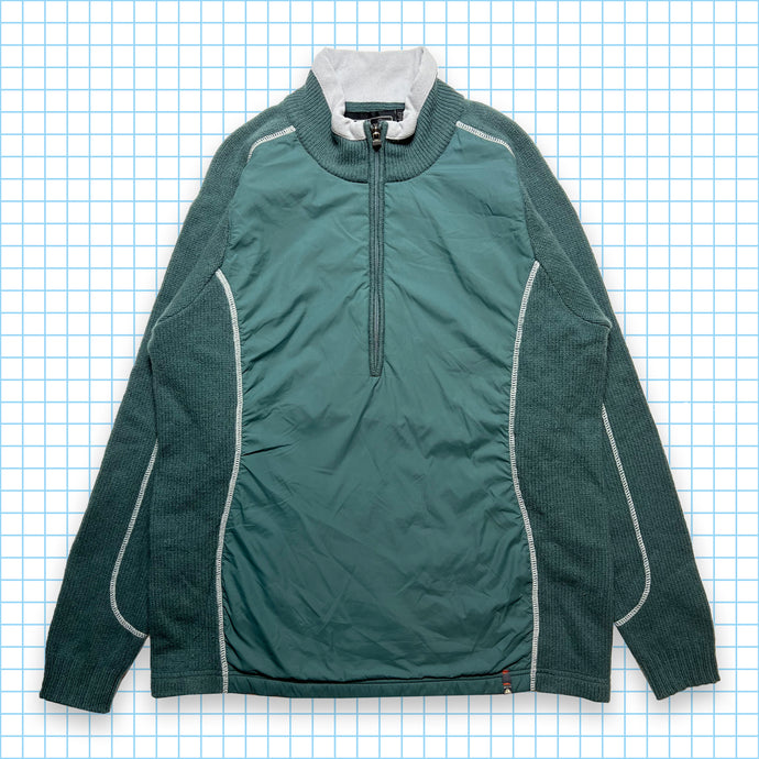 Nike ACG Split Panel Nylon/Knit Half Zip Pull Over - Moyen / Grand