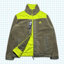 Load image into Gallery viewer, Nike ACG Volt Green Fleece Nylon Reversible Jacket - Extra Large