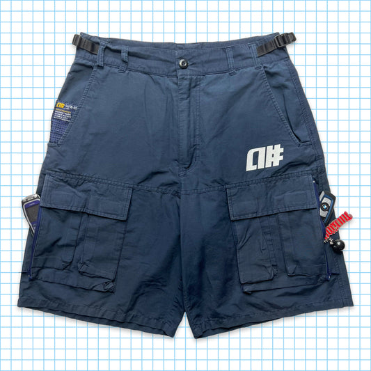 Short cargo alphanumérique multi-poches - Taille 30/32"
