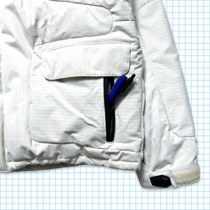Analog Off-White Articulated Textured Down Jacket - Medium / Large