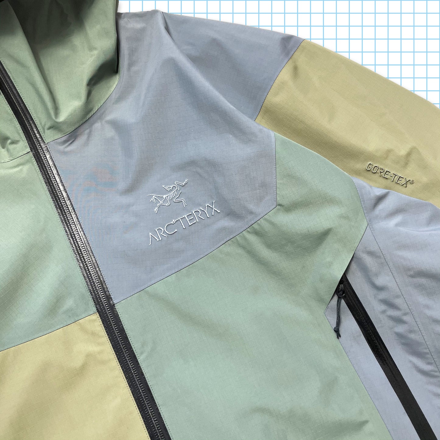 Arc'teryx x Beams Beta SL Patchwork Gore-Tex Jacket 2017 - Large / Extra Large