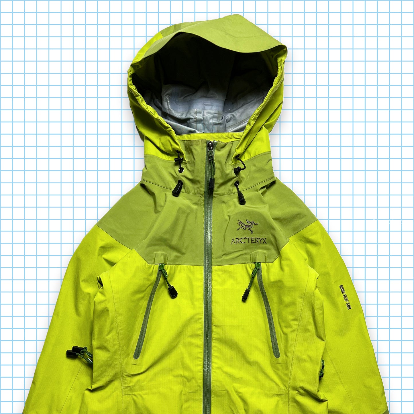 Arc'teryx Theta AR Lime Green Gore-Tex XCR Shell - Small