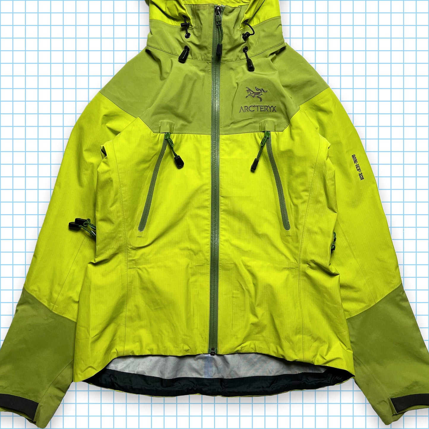 Arc'teryx Theta AR Lime Green Gore-Tex XCR Shell - Small