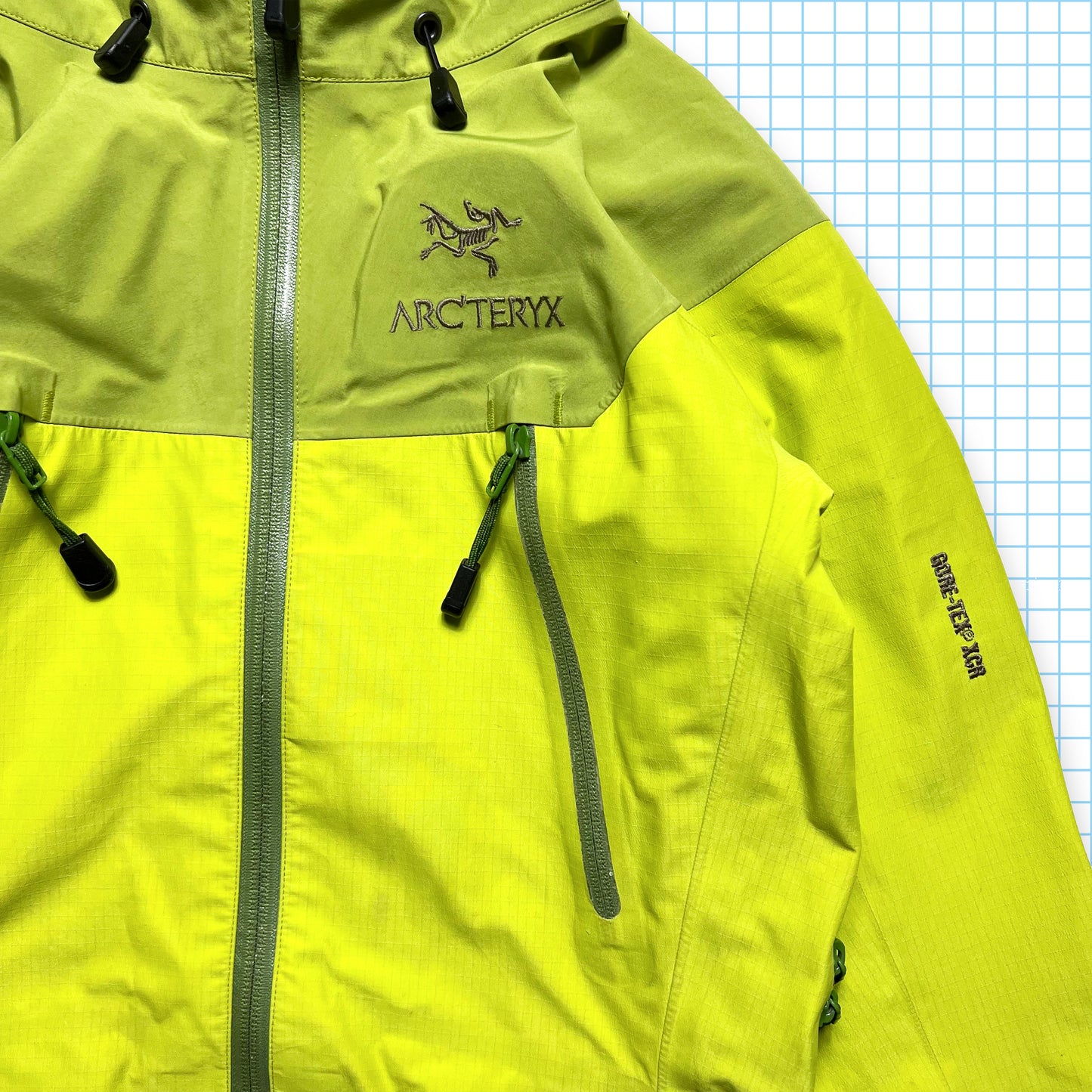 Arc'teryx Theta AR Lime Green Gore-Tex XCR Shell - Small