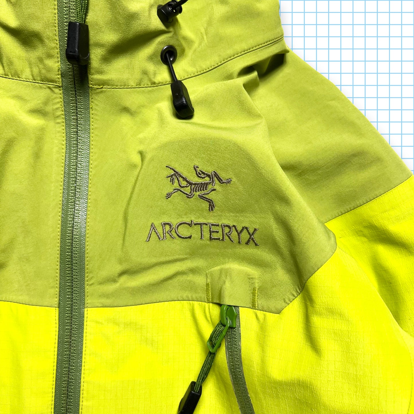 Arc'teryx Theta AR Lime Green Gore-Tex XCR Shell - Small