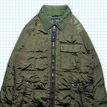 Load image into Gallery viewer, Armani Jeans Forest Green Shimmer Jacket - Medium