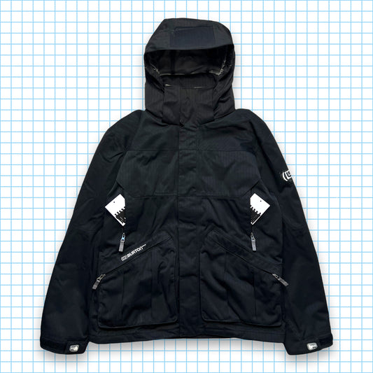 Burton Technical Jet Black Multi Pocket Jacket - Medium / Large