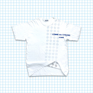 1999 Comme Des Garçons Homme Double sided Polka / Logo Print T-Shirt - Large