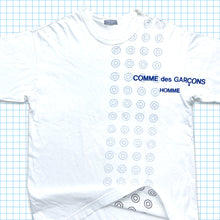 Load image into Gallery viewer, 1999 Comme Des Garçons Homme Double sided Polka / Logo Print T-Shirt - Large