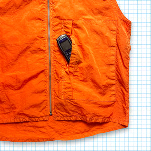 Gilet orange vif Millennium de CP Company - Moyen / Grand