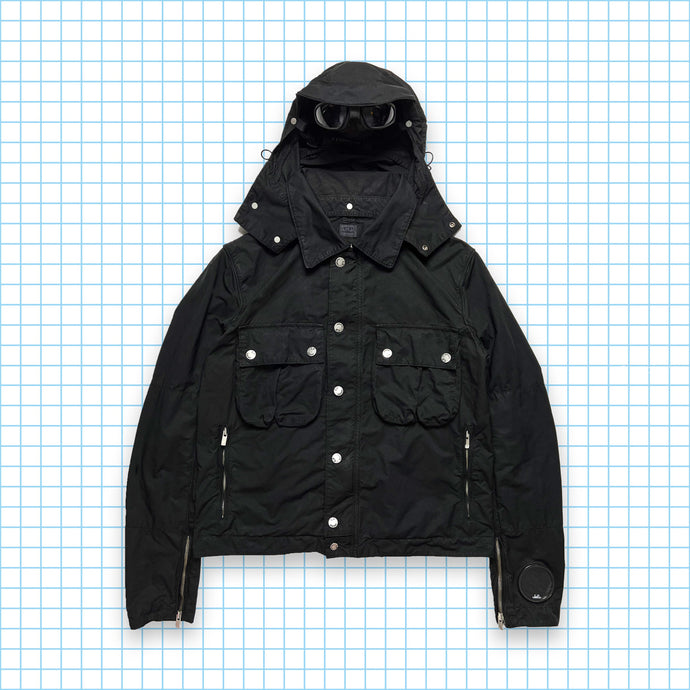 CP Company Baruffaldi Black Technical Hooded Jacket SS08' - Small