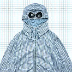 CP Company Baby Blue Pattern Goggle Jacket - Large / Extra Large
