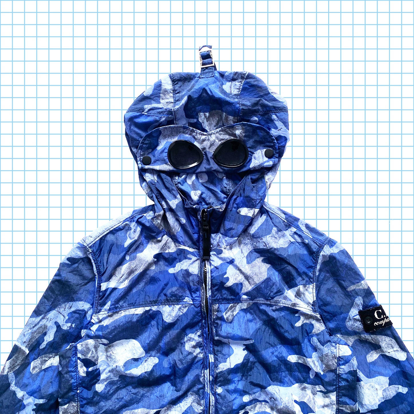 veste de lunettes à coque en nylon vintage CP Company