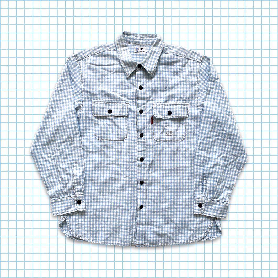Vintage 90’s Japanese Release CP Company Buttoned Check Shirt - Extra Small / Small