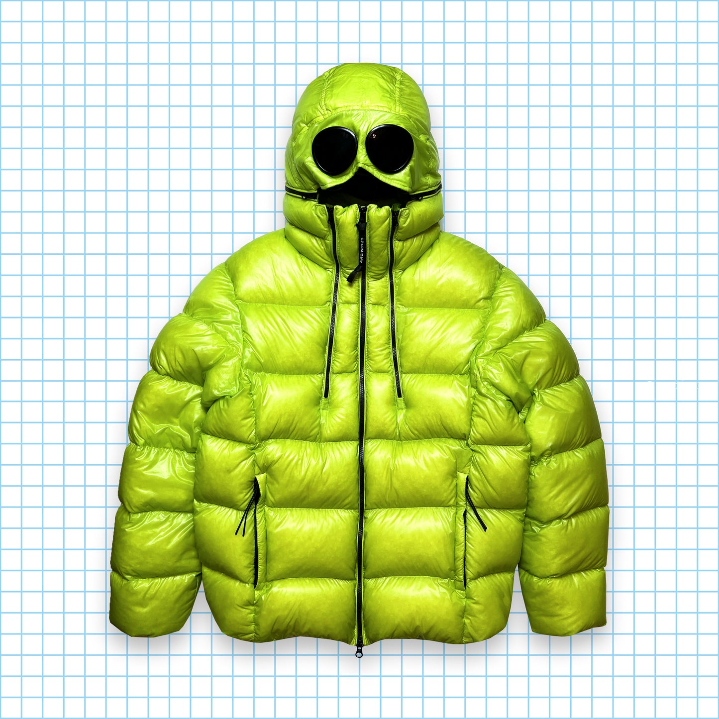 CP Company Volt Green D.D. Shell Down Jacket - Large