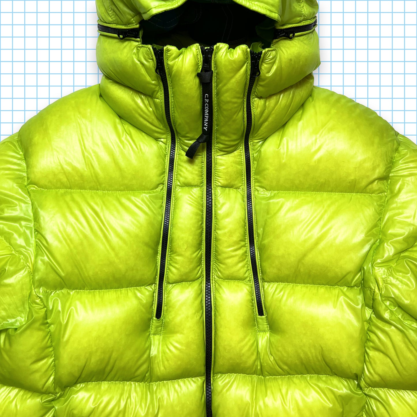 CP Company Volt Green D.D. Shell Down Jacket - Large