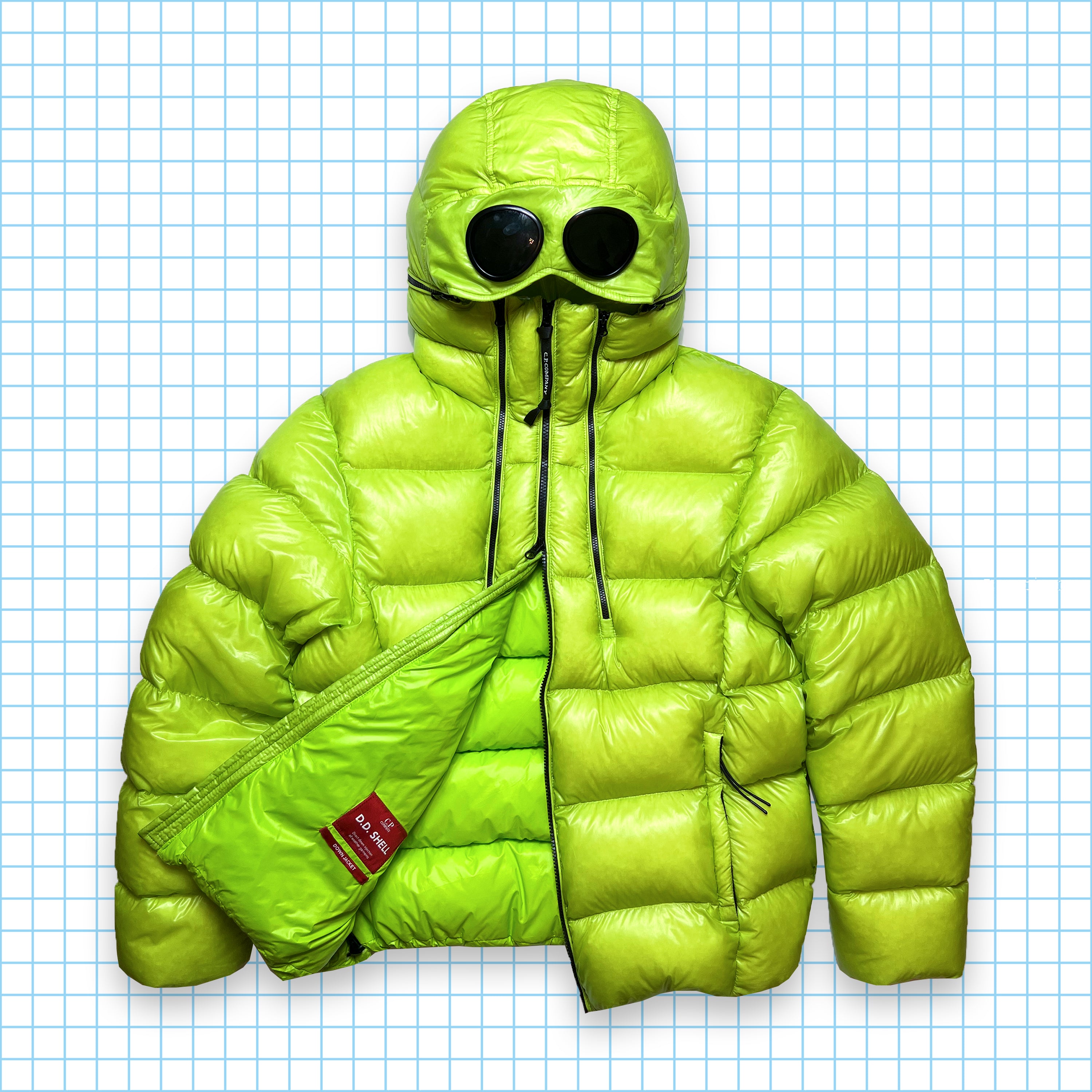 CP Company ボルト グリーン DD シェル ダウン ジャケット - L