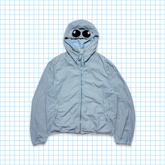 CP Company Baby Blue Dots Goggle Jacket - Extra Large