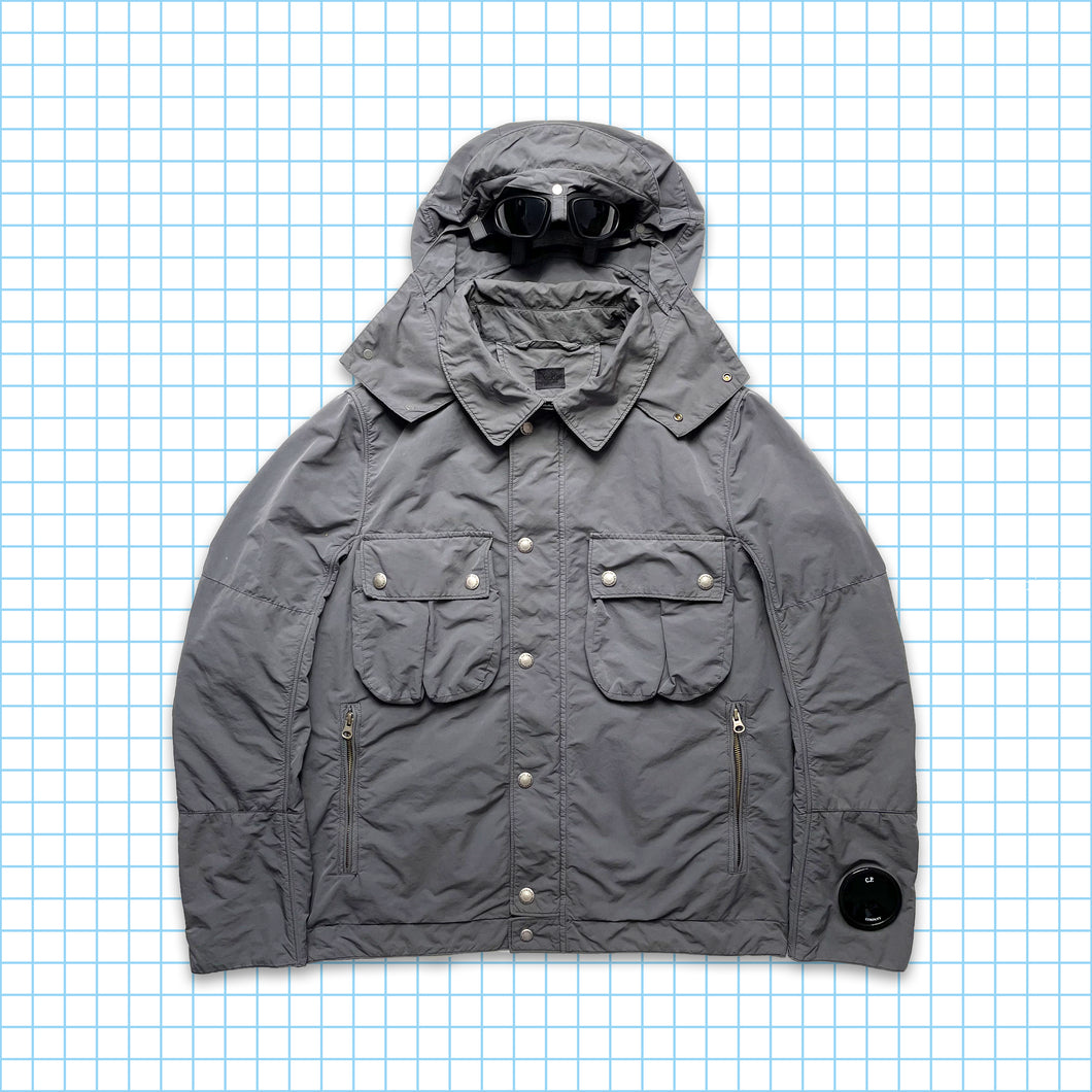 CP Company Veste à capuche avec lunettes de soleil techniques grises SS08' - Medium