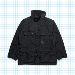 Vintage CP Company Urban Protection Metropolis Stealth Black Multi Pocket Jacket AW99' - Extra Large / Extra Extra Large