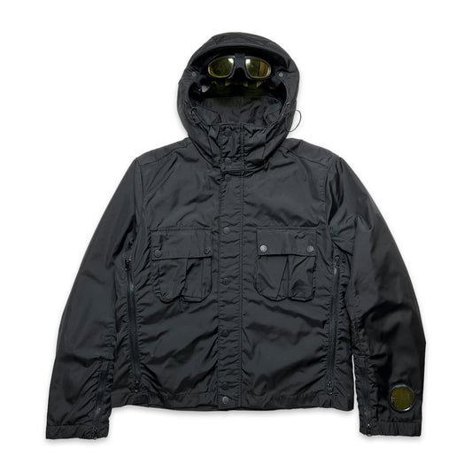 CP Company Baruffaldi Stealth Black Veste à capuche technique AW08' - Large / Extra Large
