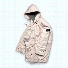 Carica l&#39;immagine nel visualizzatore di Gallery, Late 90&#39;s CP Company Baby Pink Tri-Pocket Parka Down Jacket - Medium