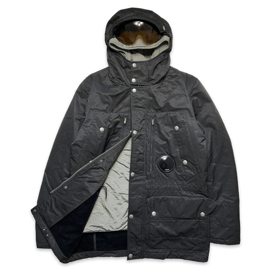 CP Company Veste rembourrée à visière d'hélicoptère 2 en 1 avec masque facial intégré - Grand