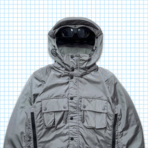 CP Company Baruffaldi Grey Technical Sunglasses Hooded Jacket AW08' - Small