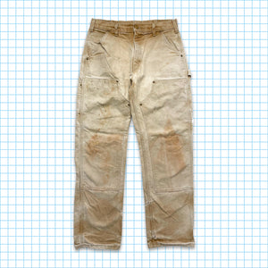 Carhartt Rusty Sun Faded Double Knee Denim Jeans - 33/34" Waist