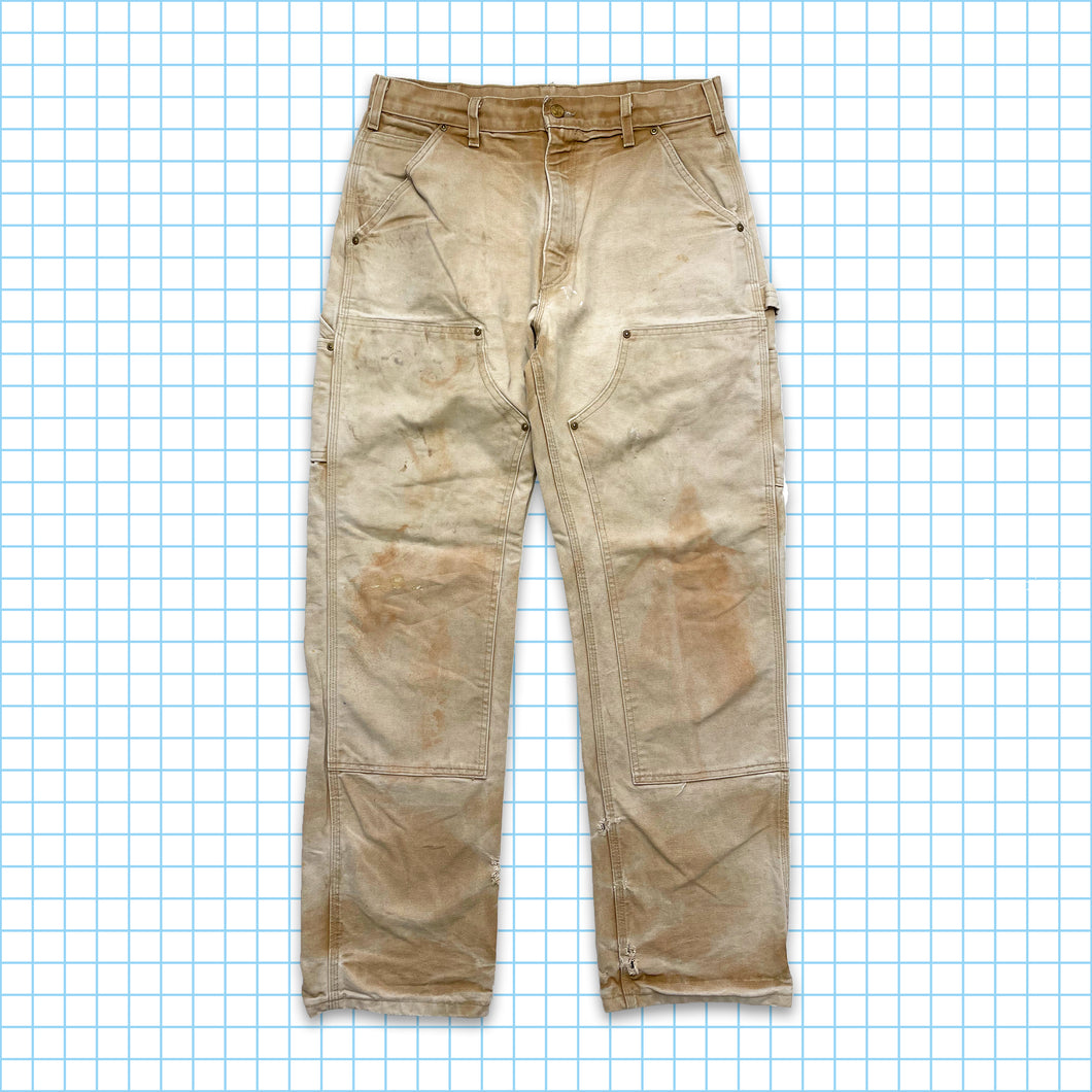 Carhartt Rusty Sun Faded Double Knee Denim Jeans - 33/34
