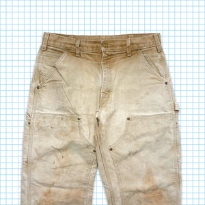 Carhartt Rusty Sun Faded Double Knee Denim Jeans - 32" Waist