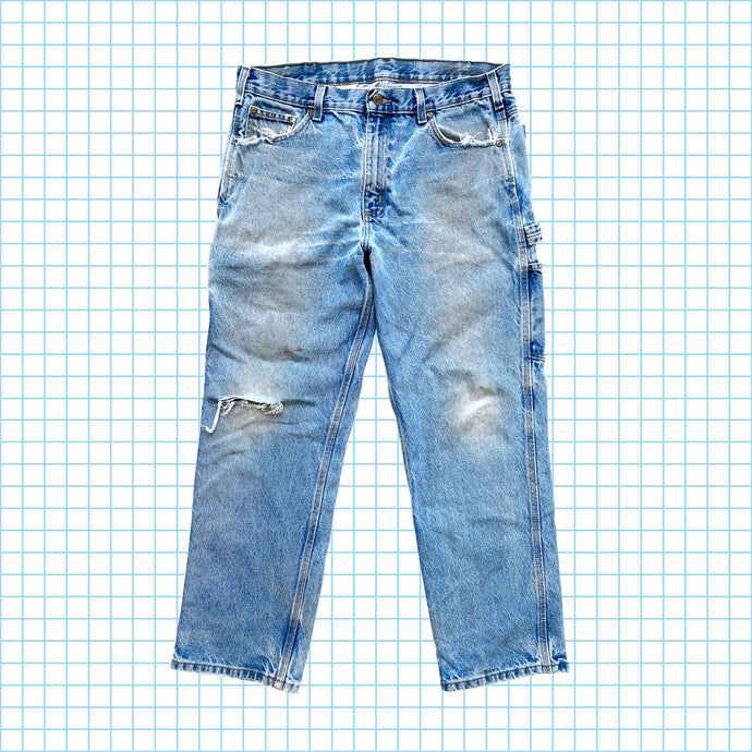 Jean Carhartt Carpenter vintage en détresse - Taille 32/34 »