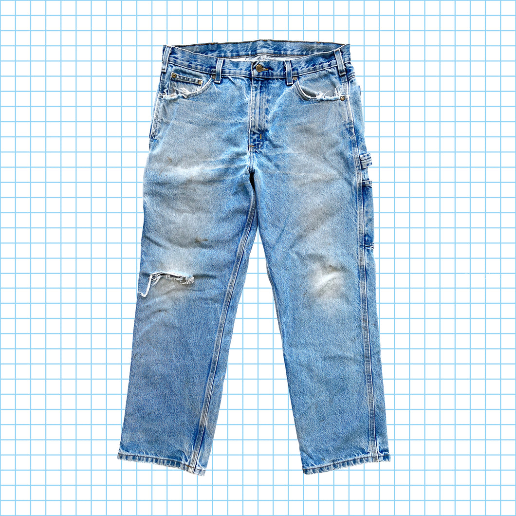 Vintage Distressed Carhartt Carpenter Jeans - 32/34” Waist
