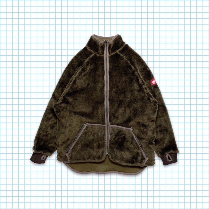 Cav Empt Dark Green Piped Fleece - Extra Large