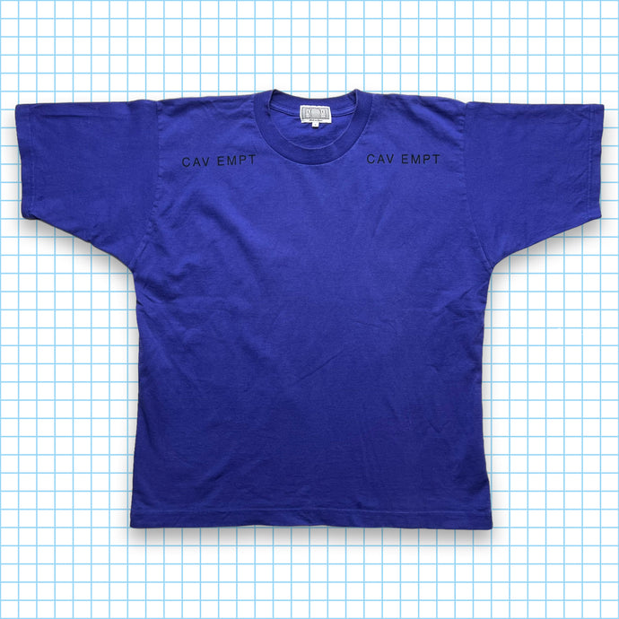 Cav Empt Royal Blue Graphic Tee - Medium