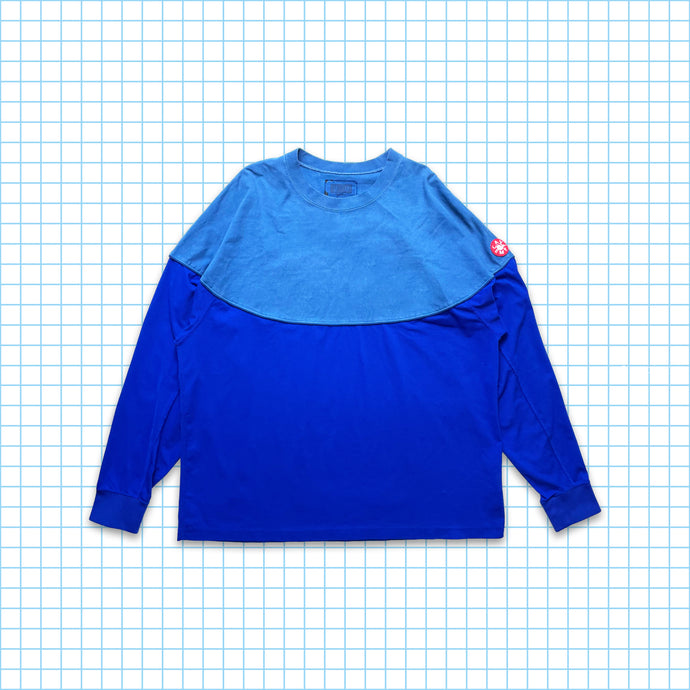 Cav Empt Split Panel Cotton/Mesh Longsleeve Crewneck - Extra Large