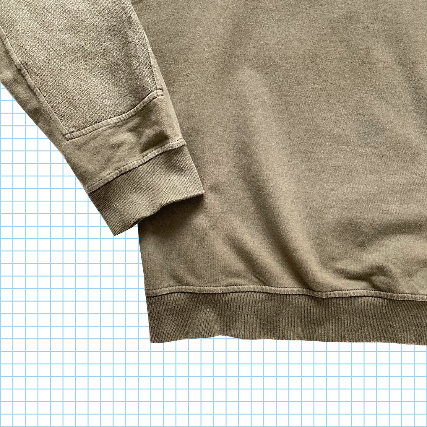 Stone Island Kaki Ghost Sweat SS18' - Moyen
