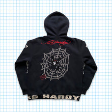 Load image into Gallery viewer, Vintage Ed Hardy ‘Dishonour’ Zipped Hoodie - Large / Extra Large