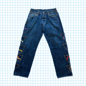 Denim indigo multi-poches Evisu