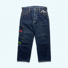 Carica l&#39;immagine nel visualizzatore di Gallery, Vintage Evisu Big Multi Pocket Indigo Selvedge Denim - 32&quot; / 34&quot; Waist