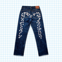 Load image into Gallery viewer, Vintage Evisu Selvedge Denim Dice Embroidered Jeans - 32&quot; / 33&quot; Waist