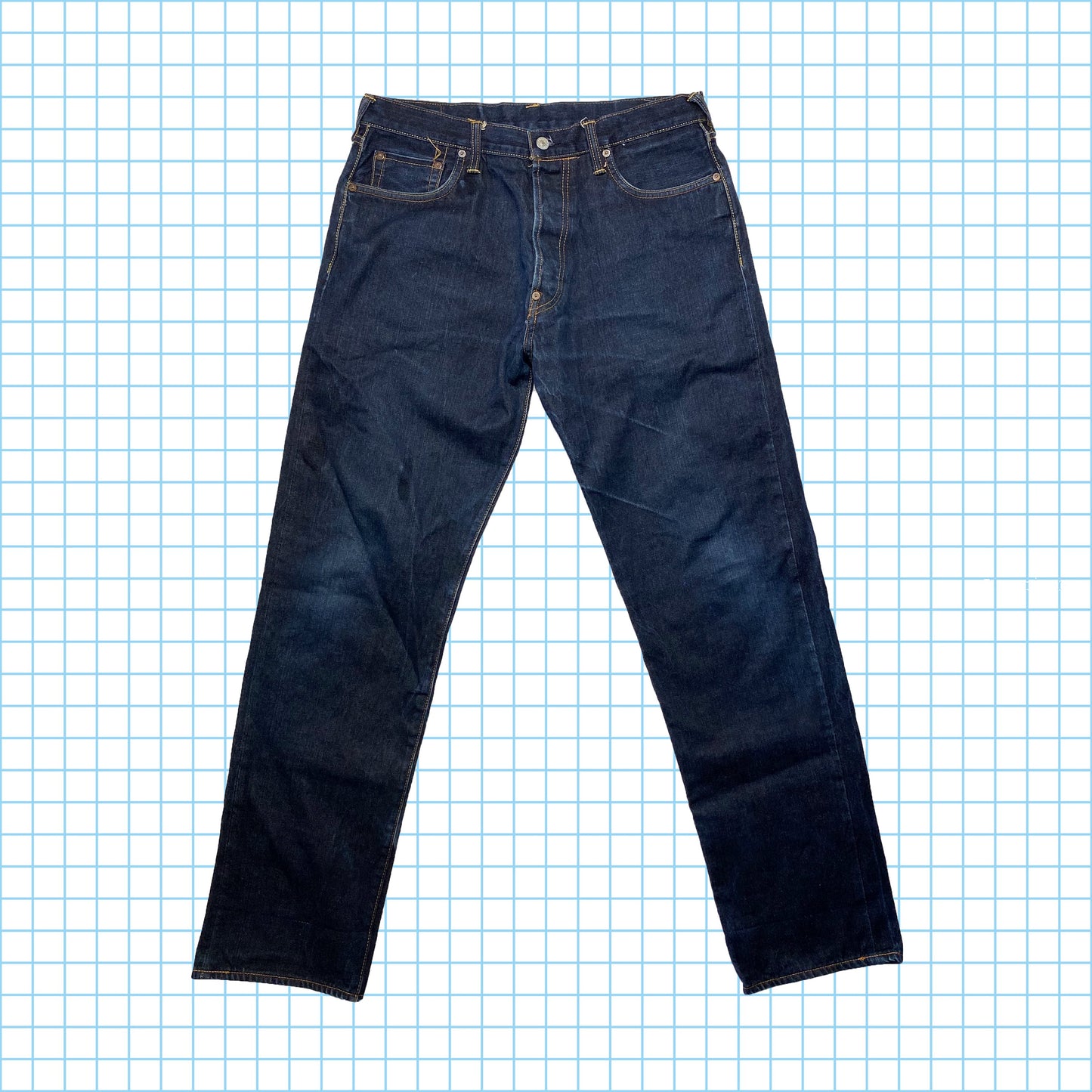 Vintage Evisu Multi Pocket Indigo Denim - 32" / 34" Waist