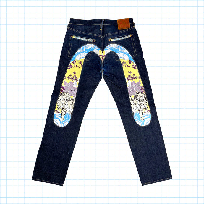 Evisu White Tiger Selvedge Denim