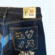 Load image into Gallery viewer, Evisu Collectors 185/380 Edition Rooster Embroidered Selvedge Denim Jeans