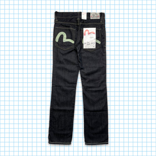 Evisu x Puma Midnight Navy Painted Gull Denim 06' - 32" Waist