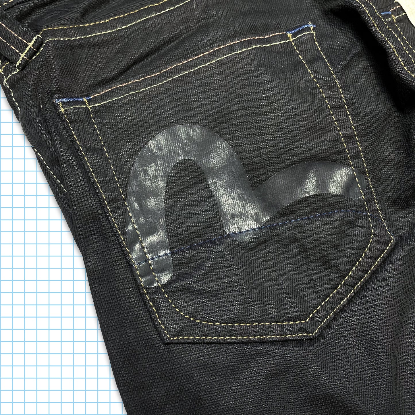 Evisu x Puma Tonal Black Gull Denim - 32" Waist